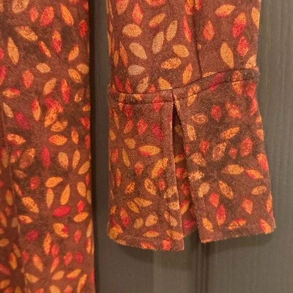 Free People Shayla Wrap Midi Dress | Autumn Combo | Small - Picture 8 of 9